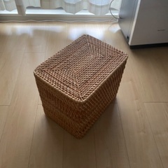 無印 ラタンバスケット 特大の画像