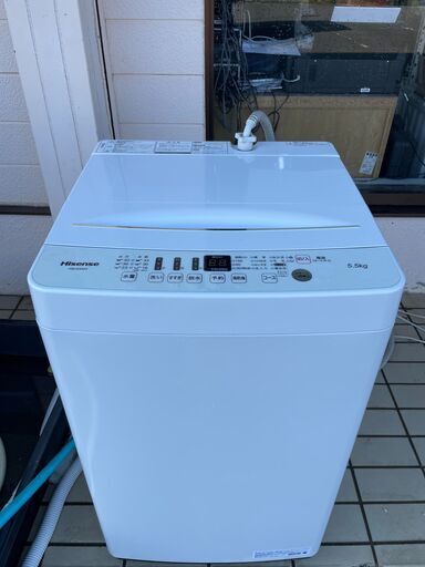 ハイセンス　5.5ｋｇ洗濯機　2021年製　リサイクルショップ宮崎屋住吉店22.8.26　ｙ