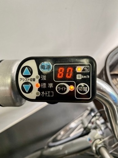 関東全域送料無料 保証付き 電動自転車　ブリヂストン　アシスタ　26インチ　8.9ah デジタル　銀色