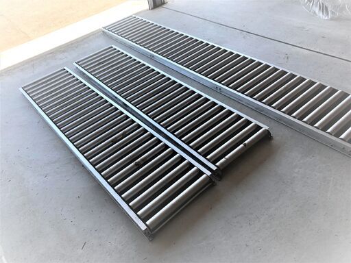 ハラックス アルベア アルミ製ローラーコンベヤ 中古  2ｍｘ2本 3ｍｘ1本