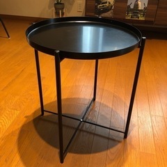 【IKEA】GLADOM グラドム トレイテーブル, ブラック