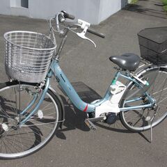 坂道楽々電動アシスト自転車、充電器付き（程度良好・美品）