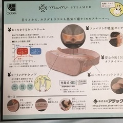 蒸気でうるおす　ルルド　めめスチーマー　の画像