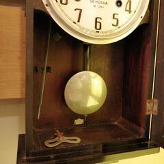 精工舎　セイコウ　SEIKO社　昭和30年代　アンティーク　ヴィンテージ　ボンボン時計　壁掛け時計　ゼンマイ式の画像