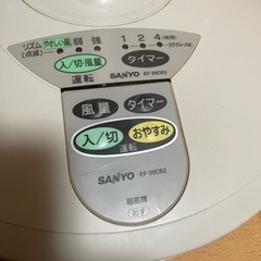 【決まりました】扇風機　SANYO  タイマー付きの画像