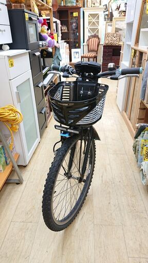 BRIDGESTONE ブリジストン 子供用自転車 マウンテンバイク 24インチ MHF1.0 グレー 6段変速 ライト付き☆買取帝国 朝霞店 配達可能