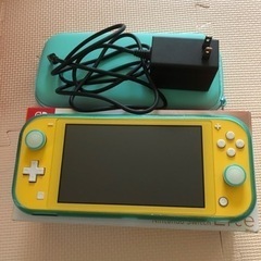 ニンテンドースイッチライト イエローとケース付き