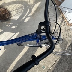 ★中古格安自転車！26インチ　ブルーシティサイクル　ママチャリの画像