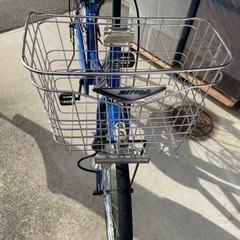 ★中古格安自転車！26インチ　ブルーシティサイクル　ママチャリの画像