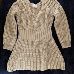 ダブルスタンダード　レディース　ニットワンピース　モカ中古 