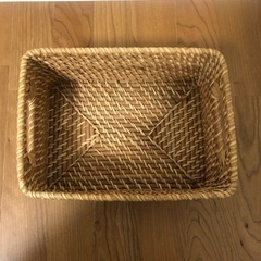 ラタンバスケット　ディフューザー　インテリア雑貨　アクタス　3点セット　ラタントレイの画像