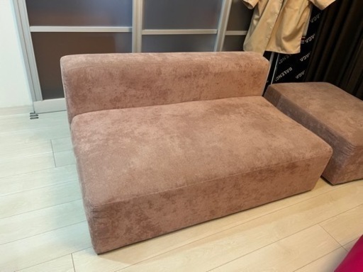 SAKODA L字ソファーオットマン付き