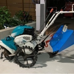 耕うん機　クボタFTR3500 畝立て器青付き
