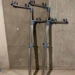 物干し竿受け　コンクリートベース付き
