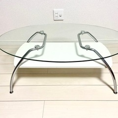 センターセーブル　ガラス天板の画像