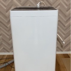 8/28(日)迄！【無料】2019年式　Haier 全自動洗濯機の画像