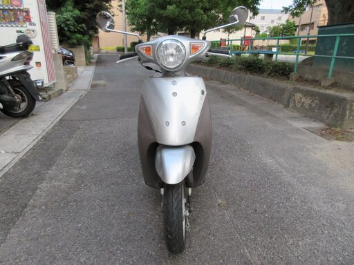 レッツG　 距離少　バッテリー新品　シルバー　FI　4スト　インジェクション　スズキ　原付