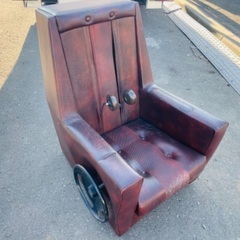 実動品‼︎ レトロマッサージチェア 日健ND-180 昭和 アン...