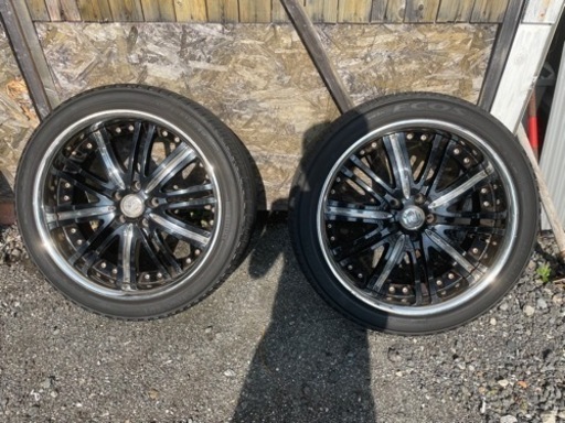 タイヤホイールセット　19インチ　値下げしました！（ナット付き）