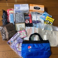 生活雑貨　日用品　マスク　エコバッグ　タオル　傘　バッグ
