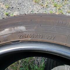 ■kj33■225/55R19  2020年製  東洋タイヤ 日本製 4本セット 現行ハリアー純正タイヤ の画像