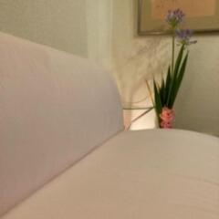 ★ソファー★グレーピンク上品★京都の画像