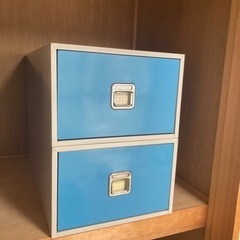 【取りにきていただける方】昭和レトロ スチール製 衣装ケース 収...