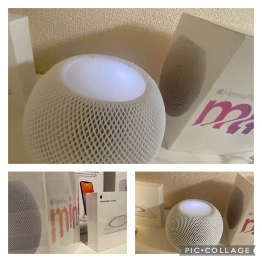 Apple HomePod mini♡⑅︎◡̈︎*白　アップル　ホームポッドミニ