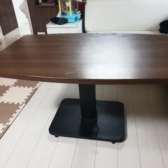 (受け渡し決定)上下調節可能テーブル 机