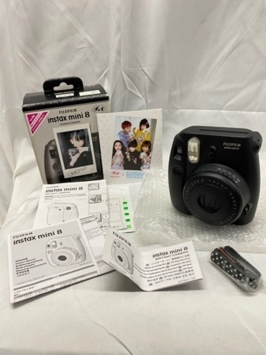 チェキブラックストラップ付きFUJIFILM