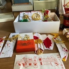 結納品プラス祝い樽一式