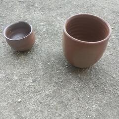 備前焼き、湯のみの画像