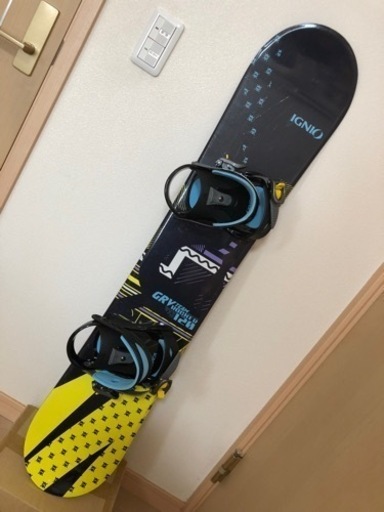 【売却済】ジュニアスノーボードセット