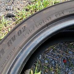 ■kj35■215/50R17  2019年製 ヨコハマタイヤ 日本製 タイヤ 2本セット プリウスα の画像