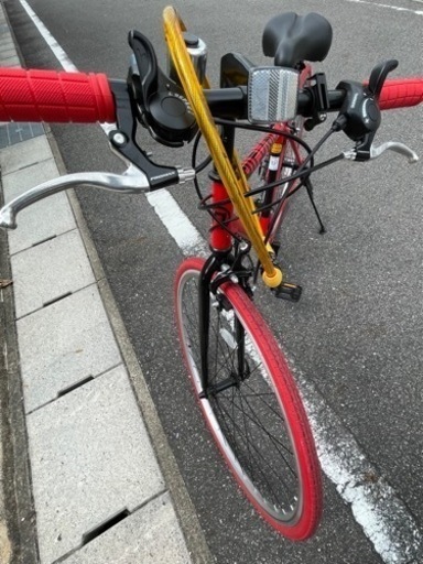 【美品】クロスバイク(27インチ) 21段変速 