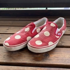 VANS  スリッポン　水玉模様　かわいい　27cm