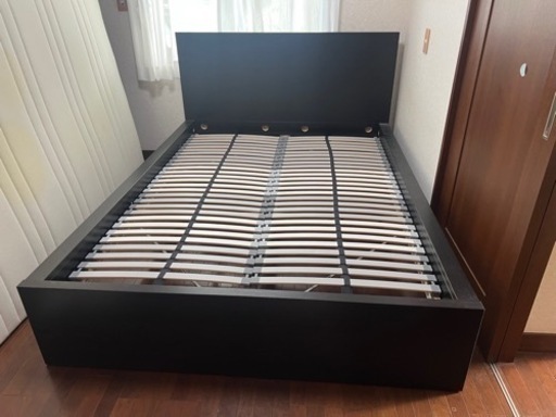 ダブルベッド　枠組み　IKEA ★美品★