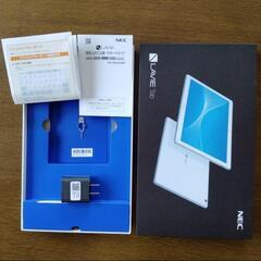 新品に近いNEC LaVie Tab E PC-TE510JAWタブレット
