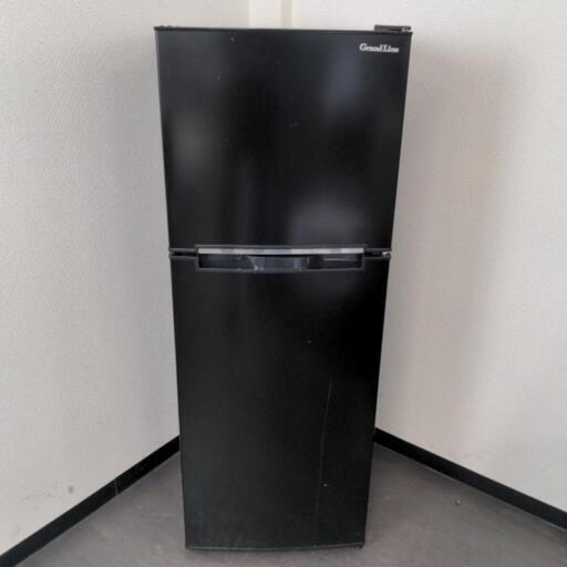 激安❗2019年製　138L　２ドア冷蔵庫　マッドブラック　GrandLine　ARM-138L02BK