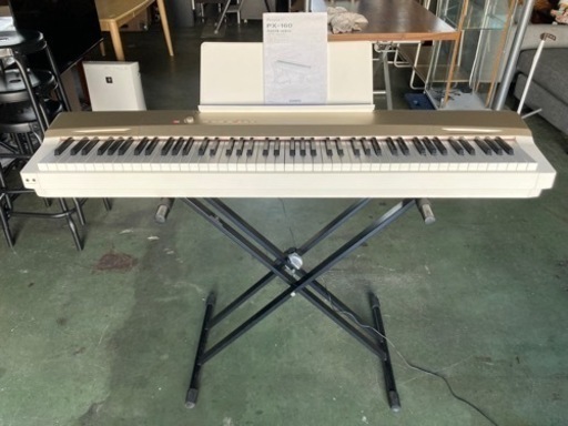 ● 電子ピアノ、CASIO、PX-160、ピアノスタンド付き