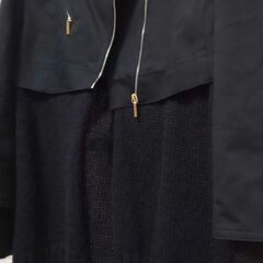 Violet 　イタリア製　コットンハーフジャケット　ブラック　サイズ42 M位の画像