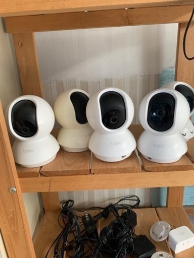 終了　Tapo camera 360° アラーム動体感知　スマホリアルタイム確認　カラー　夜間赤外線撮影