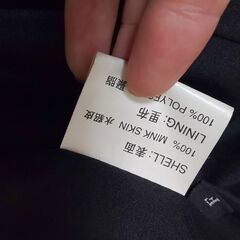 【今だけのお値下げ】自信おすすめ美品　ブラック上質ミンク毛皮　ハーフコート　サイズfree