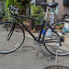 クロスバイク　アサヒweekend bike　ブラック美品　リア...