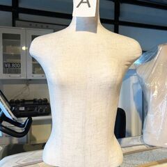 ★店舗引き下げ品 芯地張り卓上トルソー 布製半身トルソー 女性型...