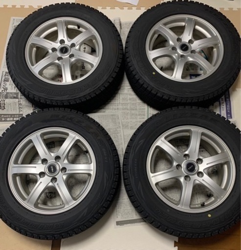 ありがとうございました。引渡し完了。　本日で掲載終了12/22スタッドレス　　　ホイールセットBRIDGESTONE BLIZZAK DM-V1         格安！値下げ35000→30000