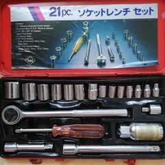 21ピース　ソケットレンチセット