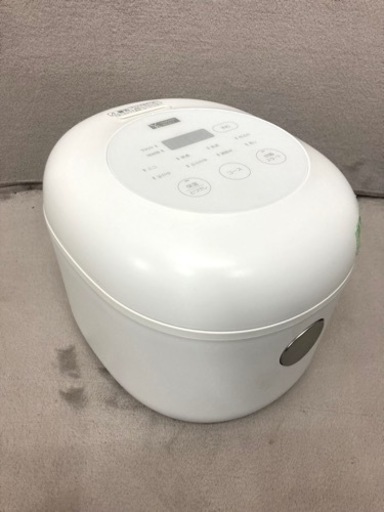 【値下げしました】マイコンジャー炊飯器　ヤマダセレクト　  3号炊き　YRC-M05H1  21年製　アーバンホワイト　動作確認済み　1171