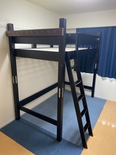 分解済み、組み立て簡単！使用期間1年ロフトベッド