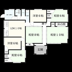 ［商談中］城辺保良・6LDKの平家建貸家 - 賃貸（マンション/一戸建て）